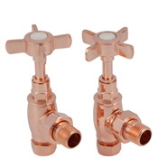 towel rail manual valve set copper