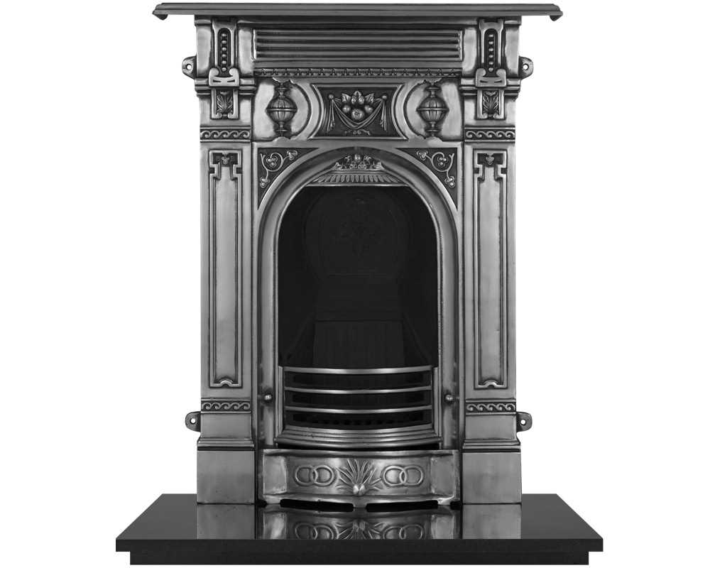 combination fireplace in full polish